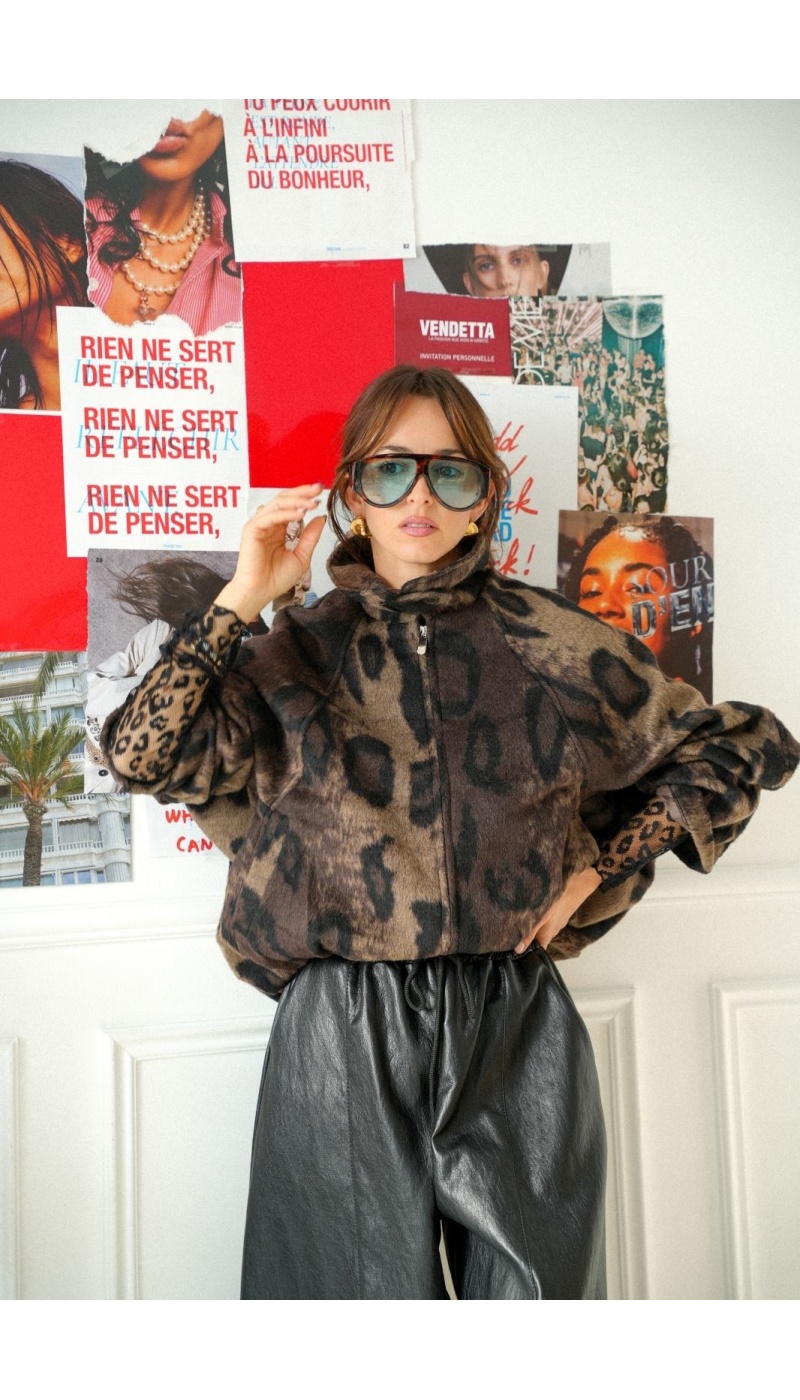 Veste Léopard Choco SIENNA Noho - 3 | Bienvenido