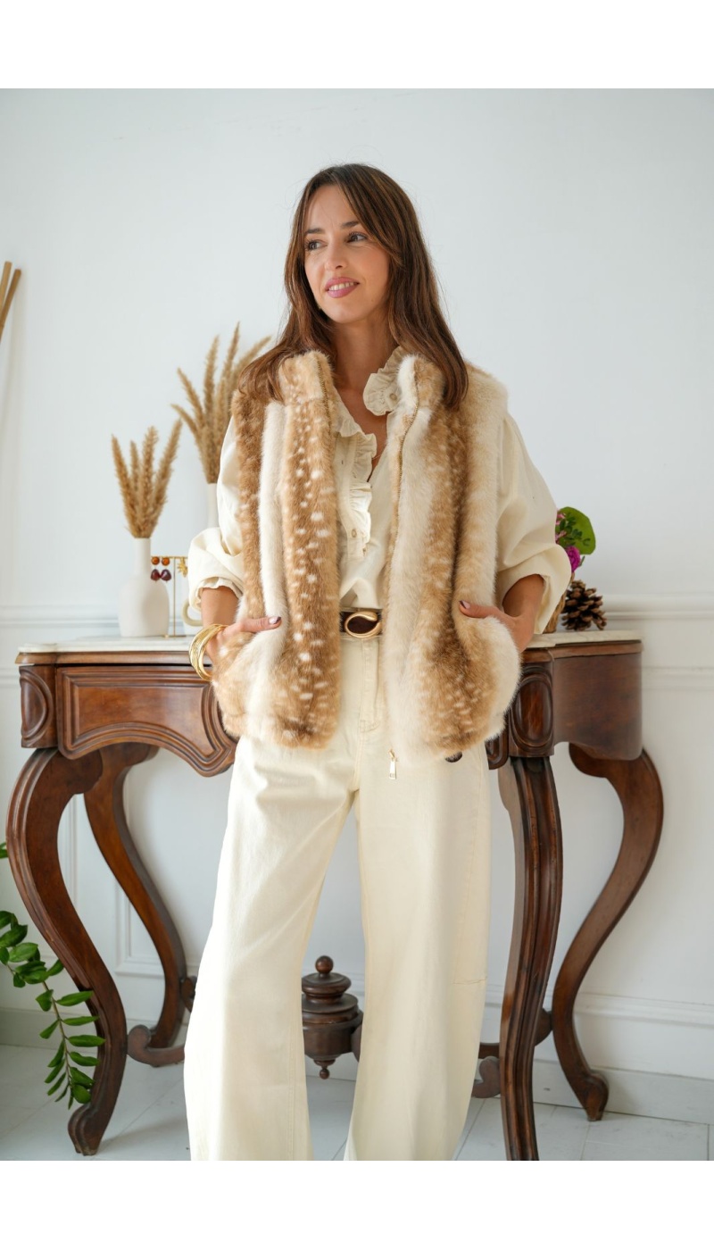 Gilet Biche Sans Manches BAMBI Noho - 3 | Accueil