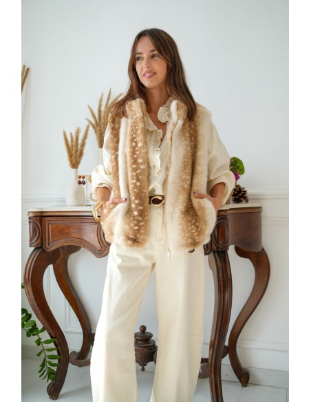 Gilet Biche Sans Manches BAMBI Noho - 3 | Accueil