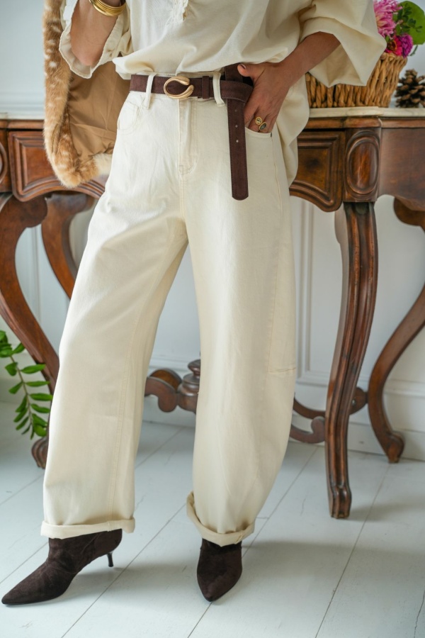PANTALON FEMME ECRU H26 Noho - 1 | Bienvenido 2