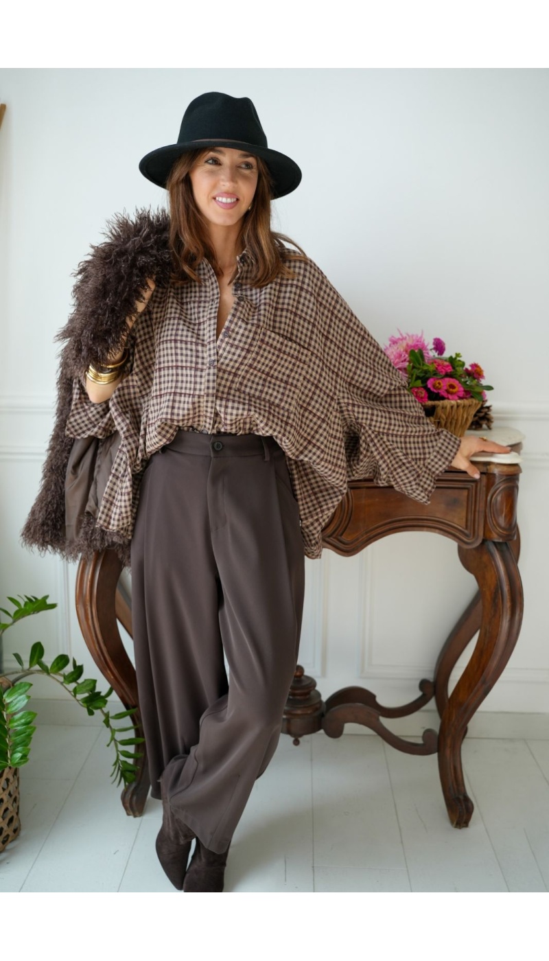 Pantalon Choco À Pinces Please DIANA PLEASE - 2 | Accueil