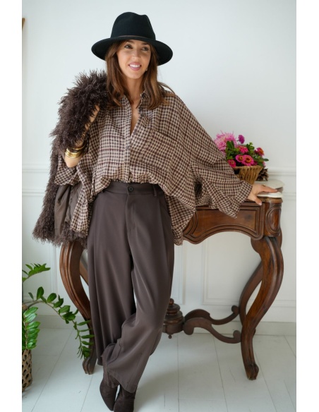 Pantalon Choco À Pinces Please DIANA PLEASE - 2 | Accueil