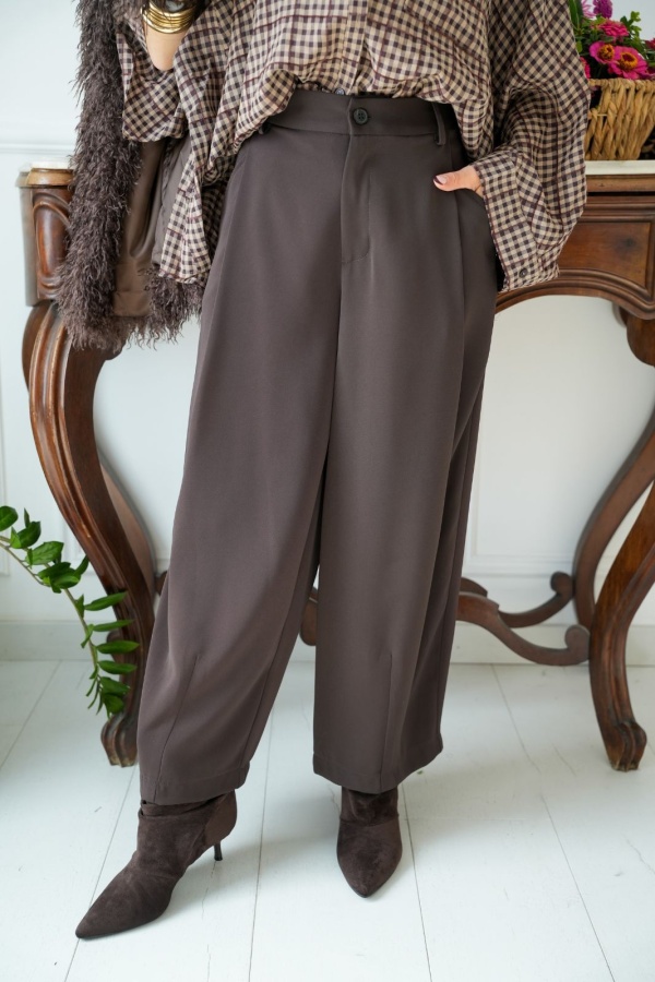 Pantalon Choco À Pinces Please DIANA PLEASE - 1 | Accueil