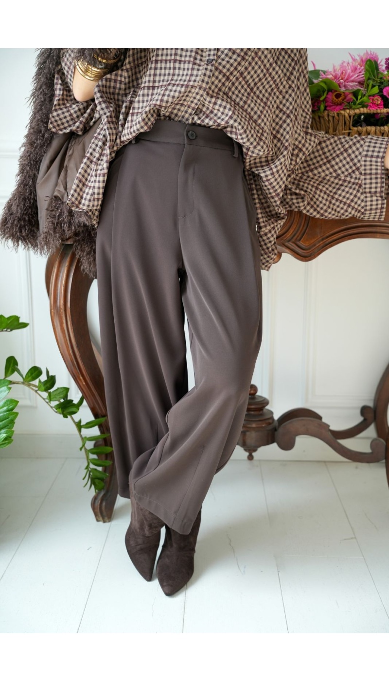 Pantalon Choco À Pinces Please DIANA PLEASE - 3 | Accueil