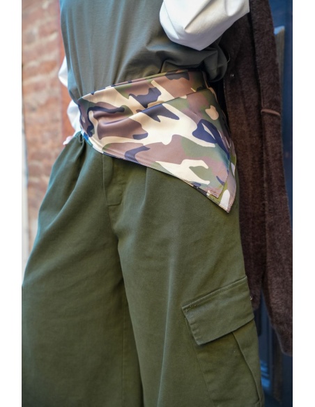 Foulard Militaire Vert JAMES Noho - 1 | Accueil
