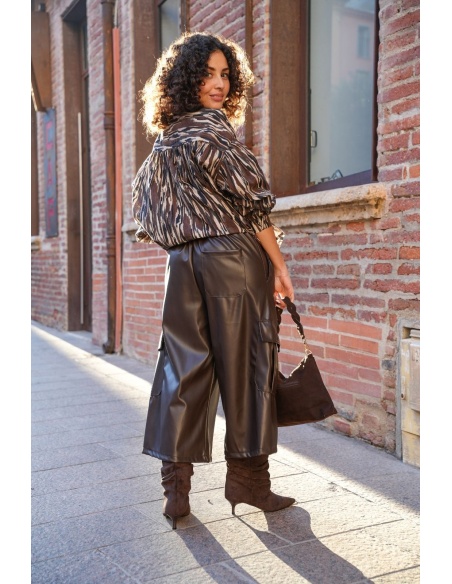 Blouse Froncé Choco Johanna ADDIE Johanna - 6 | Willkommen